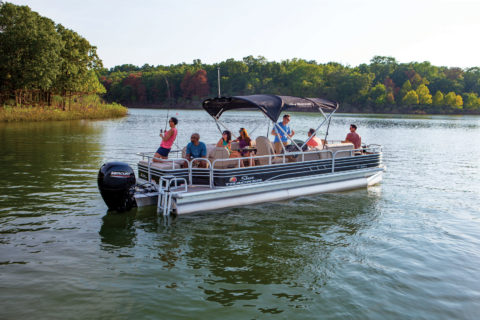 2020 Sun Tracker Fishin' Barge 24 Dlx